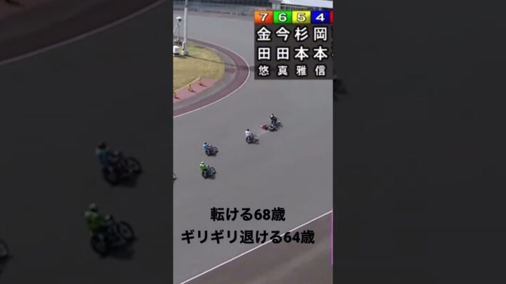 Auto Race japanese bike race オートレース　フライングからの落車事故11/17-3R #shorts #autorace